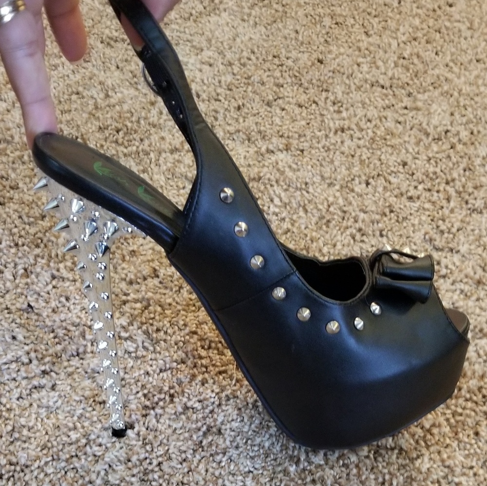 Mary Jane spike heels